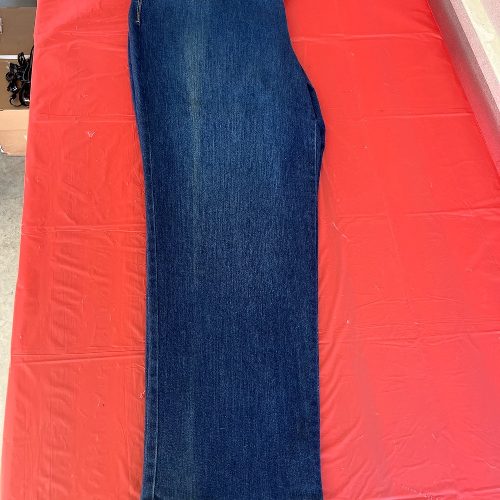 Amanda Lane Supreme Stretch Jeans Women’s Plus Size 16W Short NWT Dark Wash - Picture 15 of 15